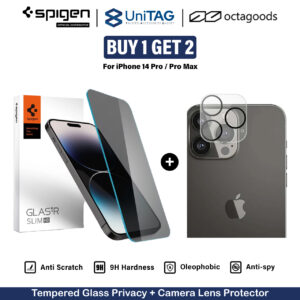 Tempered Glass iPhone 14/13 Mini Pro Max Plus Spigen Glas tR Slim 9H