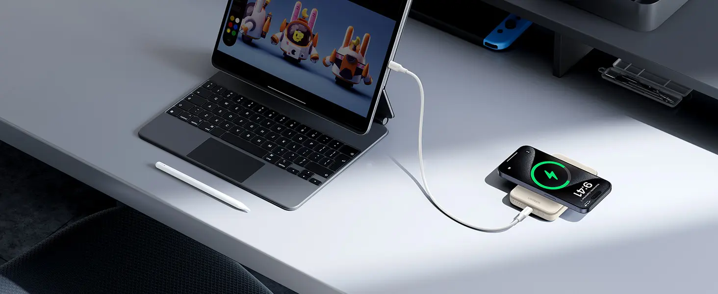 Power Bank Magsafe Beige Solusi-Darurat-Baterai-Lowbatt-Pake-Power-Bank-Ugreen-Power-Bank-Magsafe