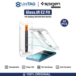 Tempered Glass for Samsung Galaxy S25 Ultra Plus Edge Spigen Glas tR EZ Fit Anti Spy Clear HD Anti Gores Protector