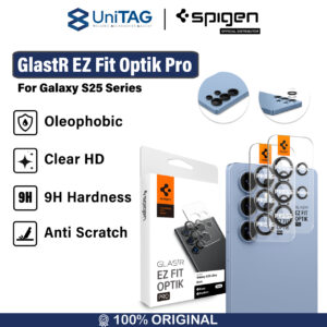 Camera Lens Protector Samsung Galaxy S25 Ultra Plus Spigen GlastR EZ Fit Optik Pro Tempered Glass