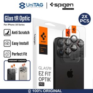 Camera Lens Protector iPhone 16 Series Pro Max Plus Spigen GlastR Optik Pro Anti Gores Ring Cover
