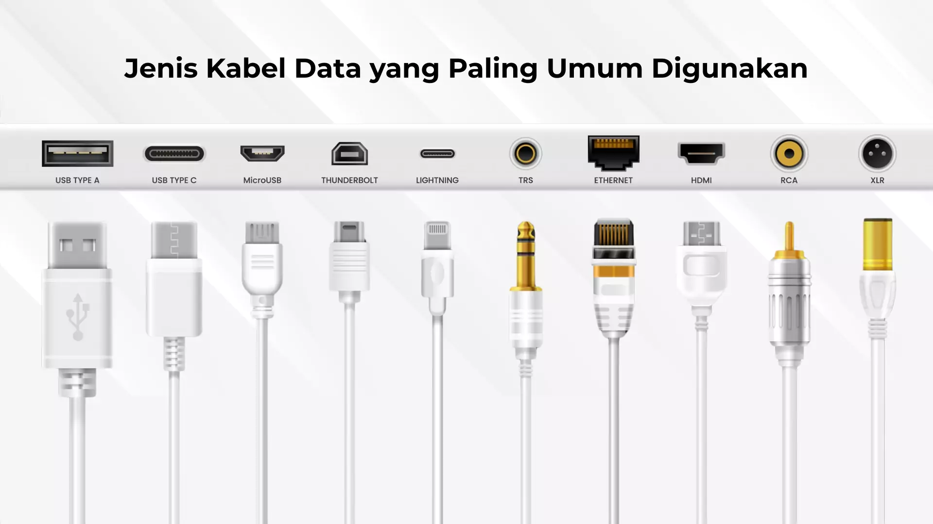 14 Jenis Kabel Data yang Paling Umum Digunakan